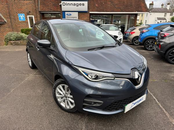 Used 2021 Renault Zoe R135 EV50 52kWh Iconic Hatchback 5dr Electric Auto (Rapid Charge) (134 bhp) Grey at Dinnages