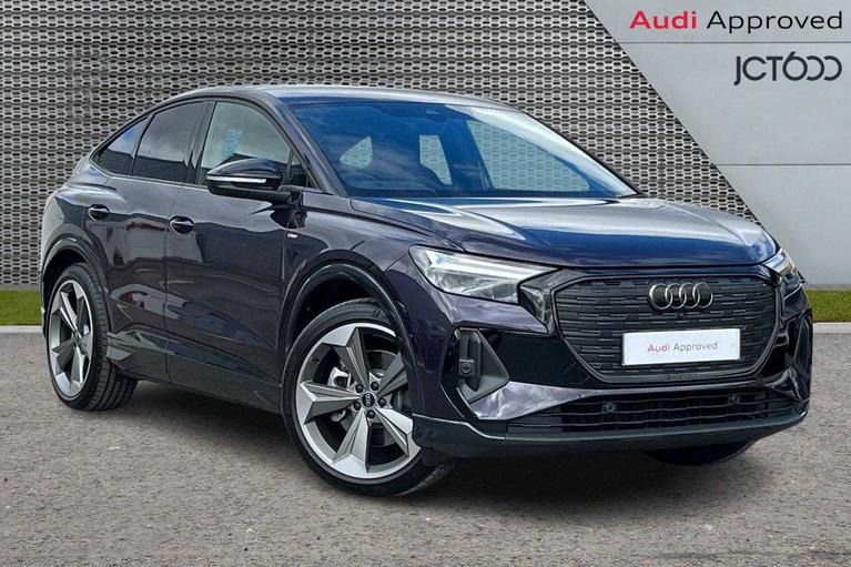 Used 2024 AUDI Q4 50 Black Edition Sportback 5dr Electric Auto quattro 82kWh (299 ps) Purple at JCT600