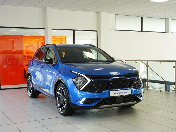 Used 2022 Kia Sportage 1.6 T-GDi MHEV GT-Line SUV 5dr Petrol Hybrid DCT Euro 6 (s/s) (148 bhp) Blue at #sitename#