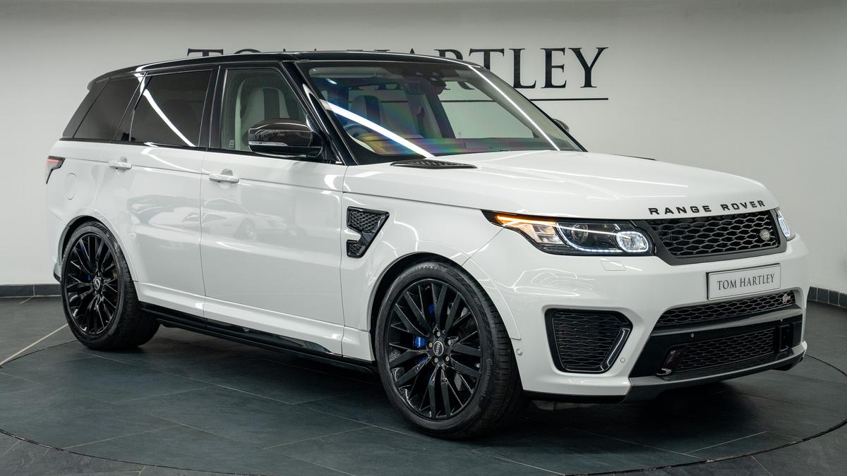 Used 2016 Land Rover Range Rover Sport SVR White at Tom Hartley