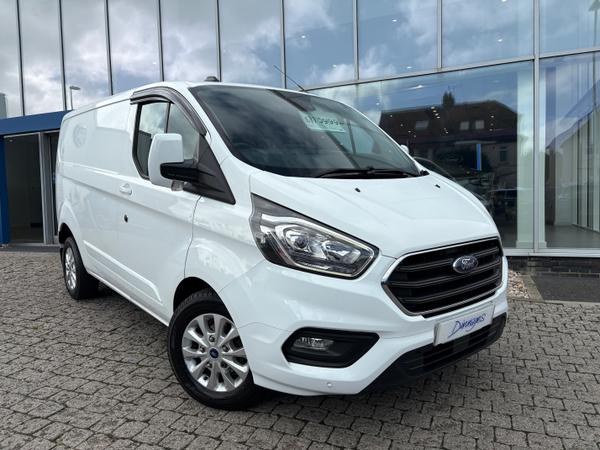 Used 2021 Ford Transit Custom 2.0 280 EcoBlue Limited Panel Van 5dr Diesel Manual L1 H1 Euro 6 (s/s) (130 ps) White at Dinnages