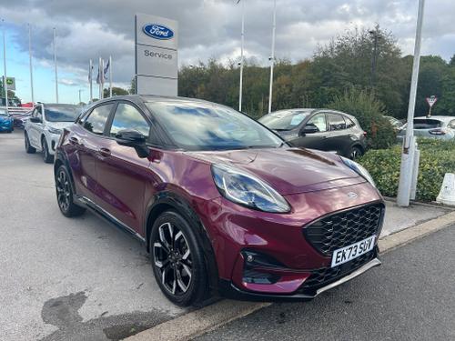 Used 2023 Ford Puma 1.0 MHEV VIVID RUBY EDITION MILD HYBRID LOW MILEAGE Vivid Ruby Red at Lawtons of Tadcaster