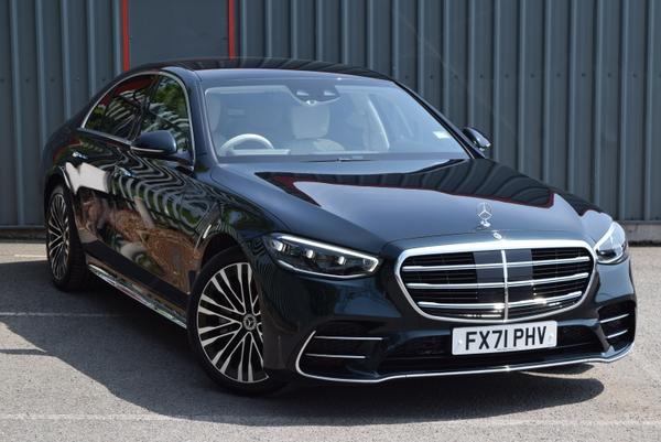 Used 2021 Mercedes-Benz S CLASS S350d AMG Line 4dr 9G-Tronic Green at SERE Motors