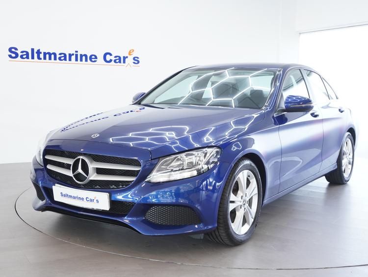 Used 2018 Mercedes-Benz C Class 2.1 C220d SE Executive Edition Saloon 4dr Diesel G-Tronic+ Euro 6 (s/s) (170 ps) Blue at #sitename#