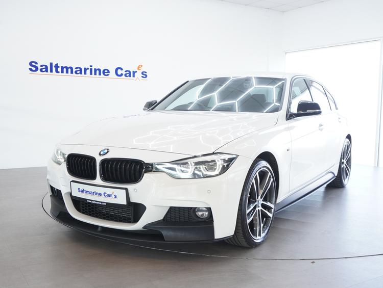 Used 2018 BMW 3 Series 3.0 335d M Sport Shadow Edition Saloon 4dr Diesel Auto xDrive Euro 6 (s/s) (313 ps) White at #sitename#