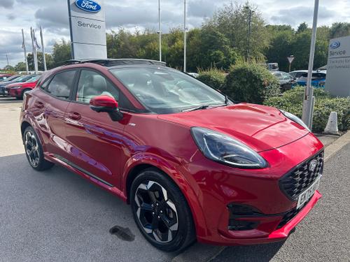 Used 2025 Ford Puma 1.0 MHEV ST-LINE X MILD HYBRID MEGA SPEC Fantastic Red at Lawtons of Tadcaster