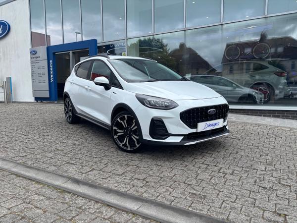 Used 2023 Ford Fiesta 1.0T EcoBoost MHEV Active X Edition Hatchback 5dr Petrol Manual Euro 6 (s/s) (125 ps) White at Dinnages