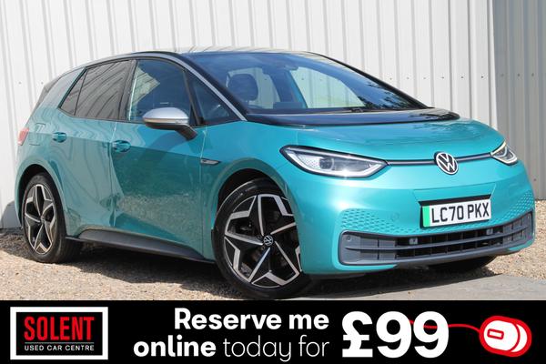 2020 VOLKSWAGEN ID.3 PRO PERFORMANCE 58KWH 1ST EDITION SAT NAV PRICE 11,500 MONTHLY 168.98 FUEL... photo