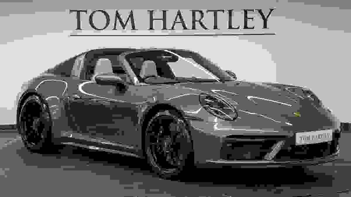 Used 2022 Porsche 911 TARGA 4 GTS PDK AVENTURINE GREEN METALLIC at Tom Hartley