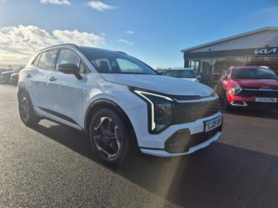 Used 2025 Kia SPORTAGE 1.6 T-GDi GT-Line SUV 5dr Petrol DCT Euro 6 (s/s) (147 bhp) White at Gravells