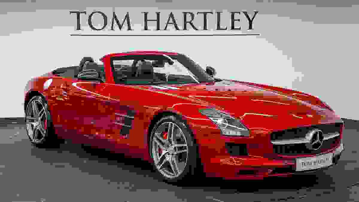 Used 2011 Mercedes-Benz SLS AMG Roadster Le Mans Red Metallic at Tom Hartley