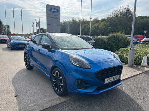 Used 2022 Ford Puma 1.0 MHEV ST-LINE X MILD HYBRID Desert Island Blue at Lawtons of Tadcaster