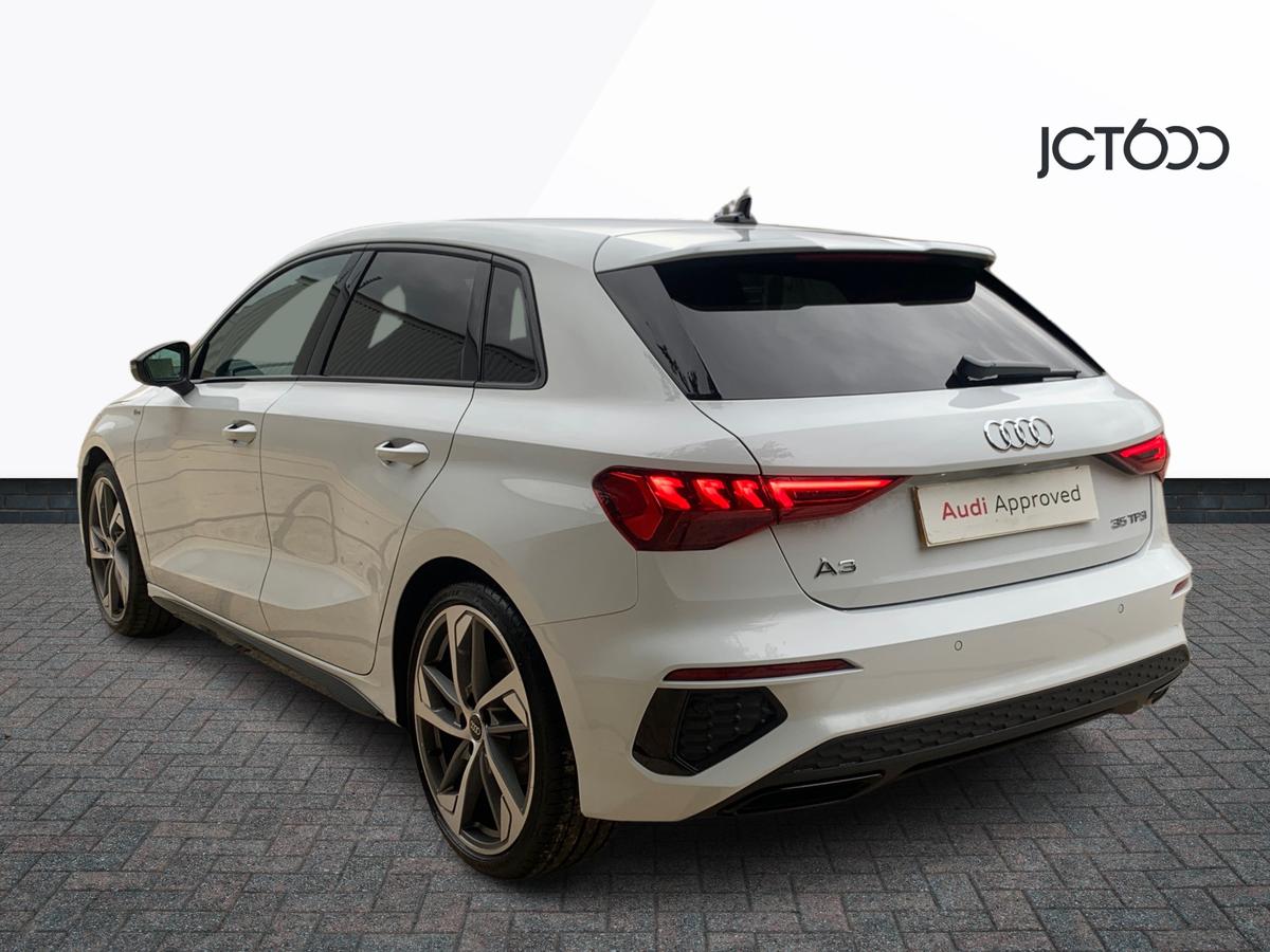 2022 Audi A3 35 TFSI Edition 1 5dr £32,000 4,999 miles Glacier white
