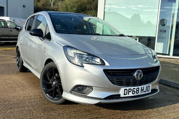 Used 2018 Vauxhall Corsa 1.4i ecoTEC SRi VX Line Nav Black Hatchback 5dr Petrol Manual Euro 6 (90 ps) at Richard Sanders