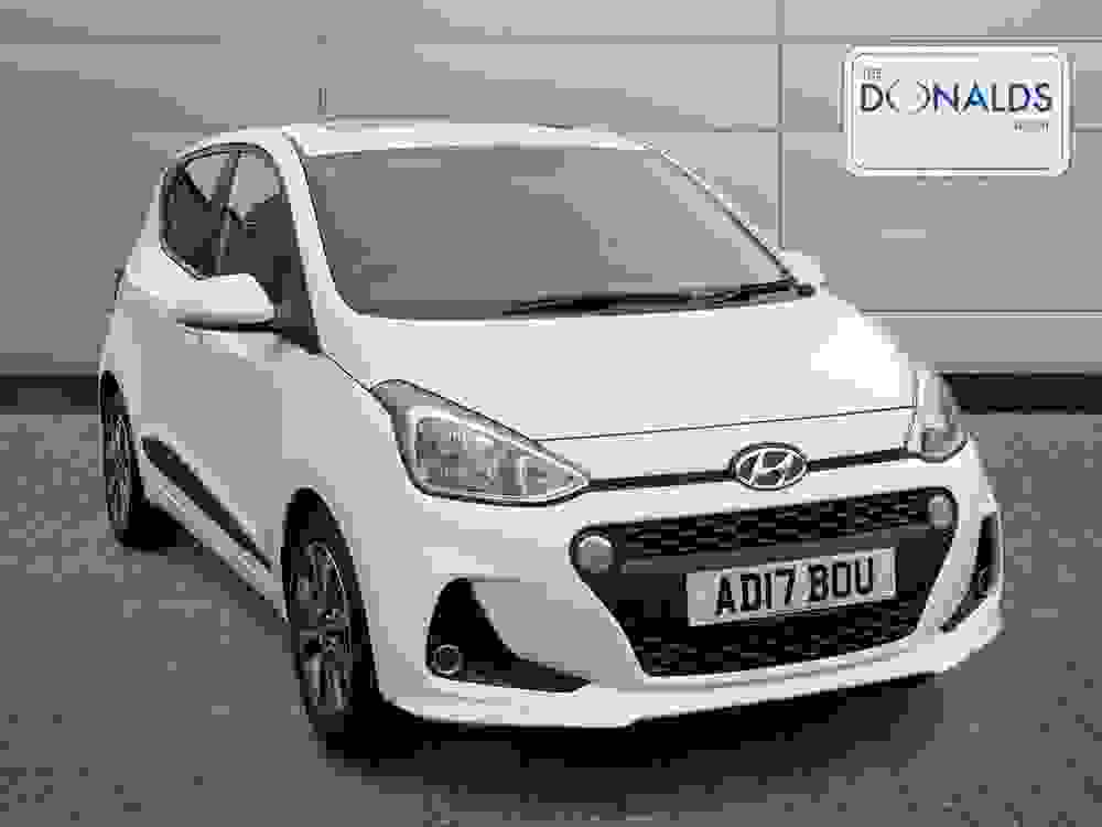 Used 2017 Hyundai i10 1.2 Premium SE Hatchback 5dr Petrol Manual Euro 6 (87 ps) White at Donalds Group