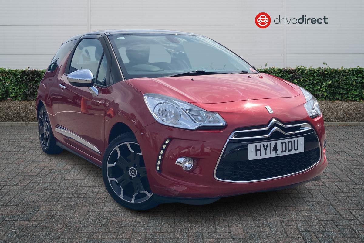 Used 2014 Citroen Ds3 1.6 THP 16V 155 DSport Plus 3dr Hatchback £5,128 miles Metallic - Ruby red | Drive Vauxhall