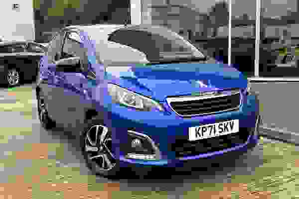 Used 2021 Peugeot 108 1.0 Allure Hatchback 5dr Petrol Manual Euro 6 (s/s) (72 ps) Blue at Richard Sanders