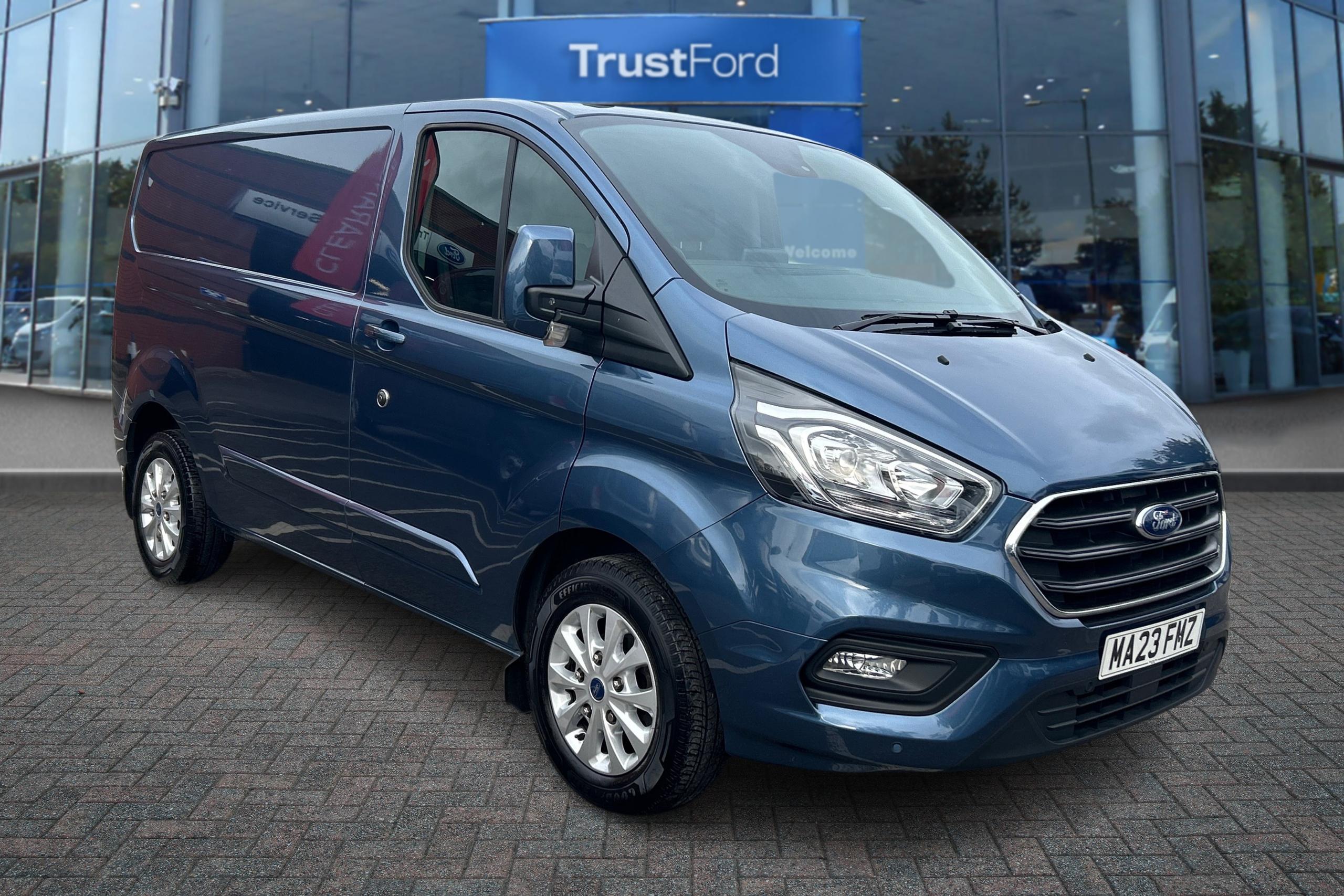 Ford transit custom sales metallic blue