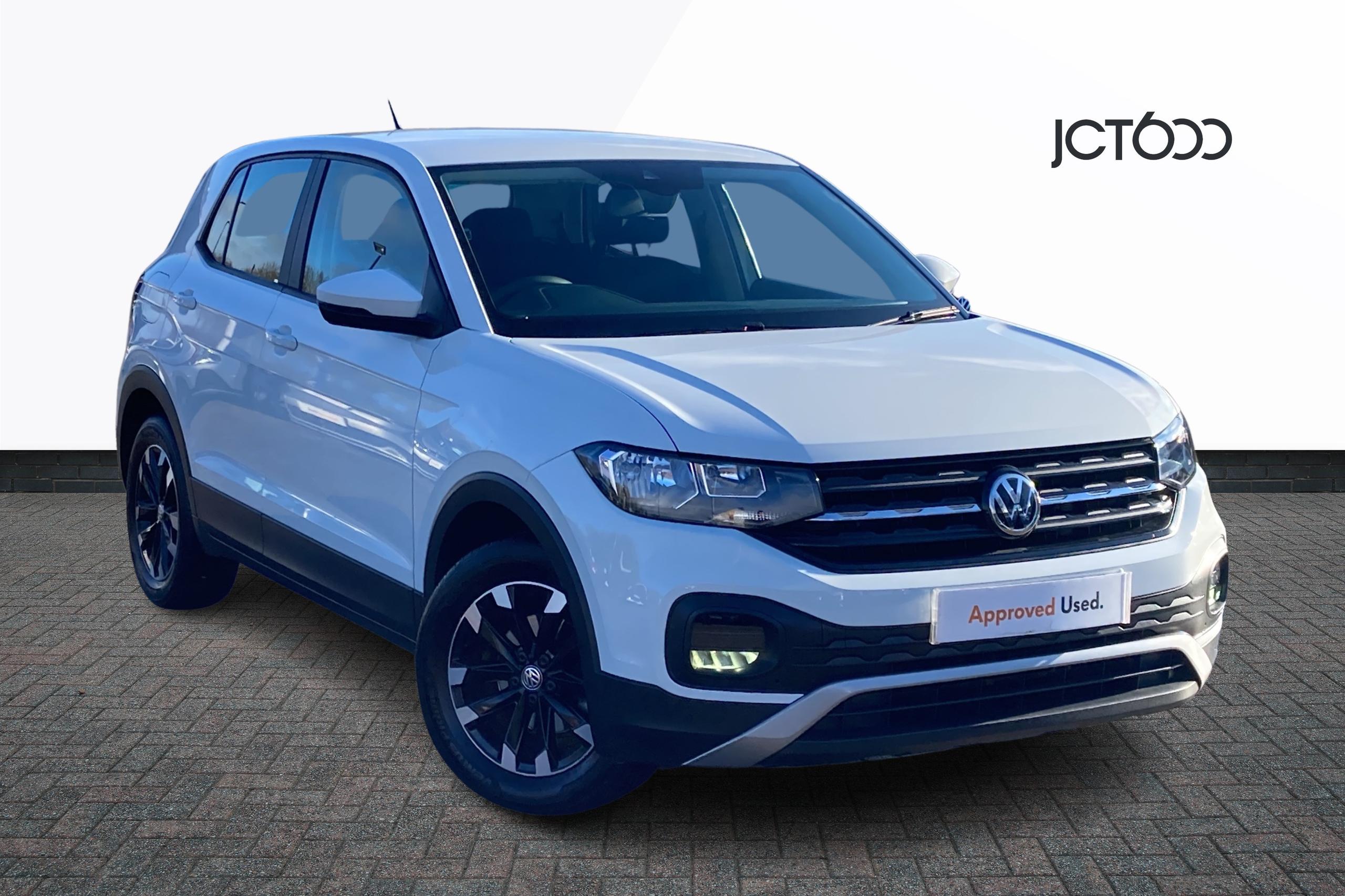 2020 Volkswagen T-Cross 1.0 TSI S 5dr £16,500 16,932 miles Pure White |  JCT600