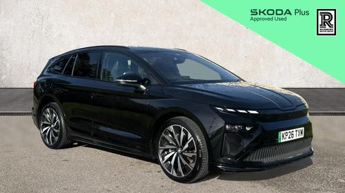 Used 2026 Skoda ENYAQ 82kWh SportLine 85x SUV 5dr Electric Auto 4WD (286 ps) Black at Richmond Motor Group