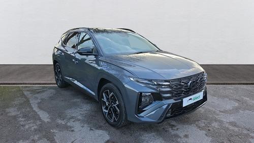 Used 2024 Hyundai TUCSON 1.6 T-GDi 13.8kWh N Line S SUV 5dr Petrol Plug-in Hybrid Auto 4WD Euro 6 (s/s) (253 ps) Grey at Richmond Motor Group