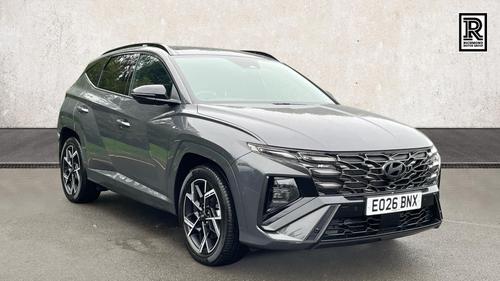 Used 2026 Hyundai TUCSON 1.6T N Line S SUV 5dr Petrol Hybrid Auto Euro 6 (s/s) (239 ps) Grey at Richmond Motor Group