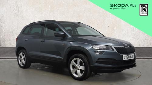 Used 2020 Skoda Karoq 1.0 TSI SE SUV 5dr Petrol Manual Euro 6 (s/s) (116 ps) Grey at Richmond Motor Group