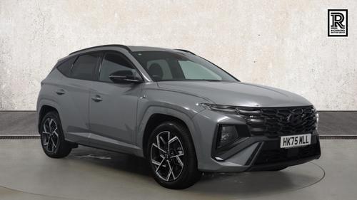 Used 2025 Hyundai TUCSON 1.6T N Line SUV 5dr Petrol Hybrid Auto Euro 6 (s/s) (239 ps) Grey at Richmond Motor Group