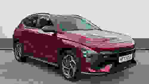 Used 2023 Hyundai KONA 1.6 h-GDi N Line S SUV 5dr Petrol Hybrid DCT Euro 6 (s/s) (141 ps) Red at Richmond Motor Group