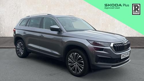 Used 2023 Skoda KODIAQ 1.5 TSI ACT SE L Executive SUV 5dr Petrol DSG Euro 6 (s/s) (7 Seat) (150 ps) Grey at Richmond Motor Group