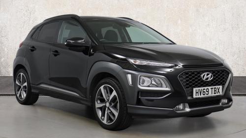 Used 2019 Hyundai KONA 1.0 T-GDi Premium SUV 5dr Petrol Manual Euro 6 (s/s) (120 ps) Black at Richmond Motor Group