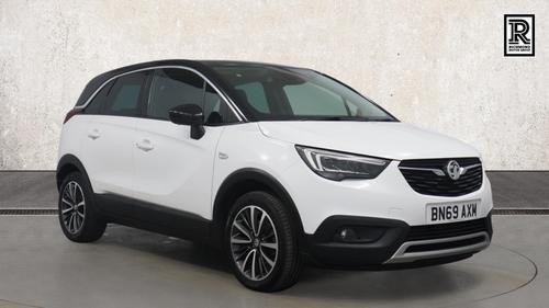 Used 2019 Vauxhall CROSSLAND X 1.2 Turbo GPF Elite Nav SUV 5dr Petrol Manual Euro 6 (s/s) (130 ps) White at Richmond Motor Group