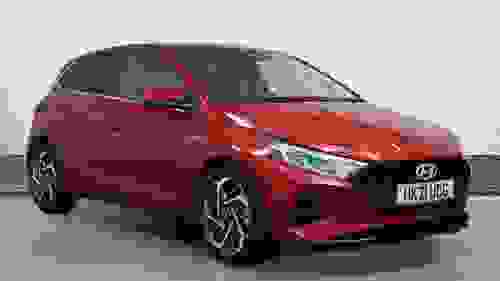 Used 2021 Hyundai i20 1.0 T-GDi MHEV Premium Hatchback 5dr Petrol Hybrid Manual Euro 6 (s/s) (100 ps) Red at Richmond Motor Group
