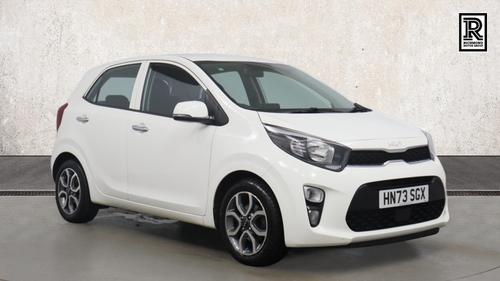 Used 2023 Kia Picanto 1.0 DPi 3 Hatchback 5dr Petrol Manual Euro 6 (s/s) (66 bhp) White at Richmond Motor Group