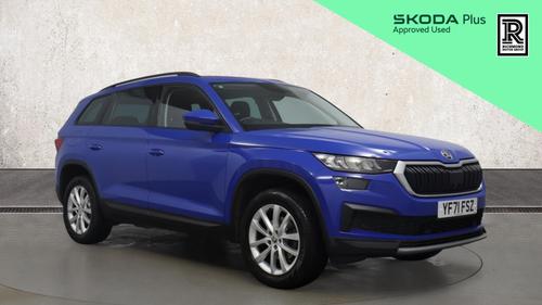 Used 2021 Skoda KODIAQ 1.5 TSI ACT SE SUV 5dr Petrol Manual Euro 6 (s/s) (5 Seat) (150 ps) Blue at Richmond Motor Group