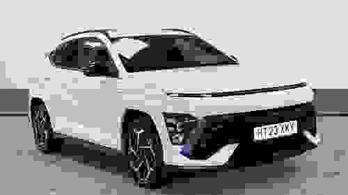 Used 2023 Hyundai KONA 1.0 T-GDi N Line SUV 5dr Petrol Manual Euro 6 (s/s) (120 ps) White at Richmond Motor Group