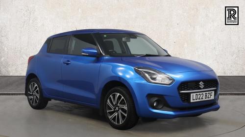Used 2022 Suzuki SWIFT 1.2 Dualjet MHEV SZ5 Hatchback 5dr Petrol Hybrid Manual ALLGRIP Euro 6 (s/s) (83 ps) Blue at Richmond Motor Group