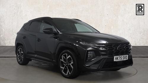 Used 2025 Hyundai TUCSON 1.6 T-GDi N Line S SUV 5dr Petrol Hybrid Auto Euro 6 (s/s) (215 ps) Black at Richmond Motor Group