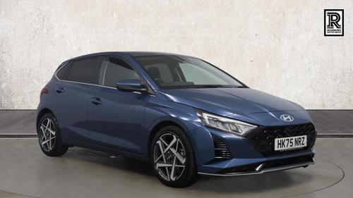 Used 2025 Hyundai i20 1.0 T-GDi Premium Hatchback 5dr Petrol DCT Euro 6 (s/s) (100 ps) Blue at Richmond Motor Group