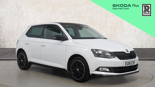 Used 2018 Skoda FABIA 1.0 TSI Monte Carlo Hatchback 5dr Petrol DSG Euro 6 (s/s) (110 ps) White at Richmond Motor Group