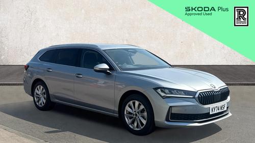 Used 2024 Skoda SUPERB 1.5 TSI e-TEC MHEV SE Technology Estate 5dr Petrol Hybrid DSG Euro 6 (s/s) (150 ps) Silver at Richmond Motor Group