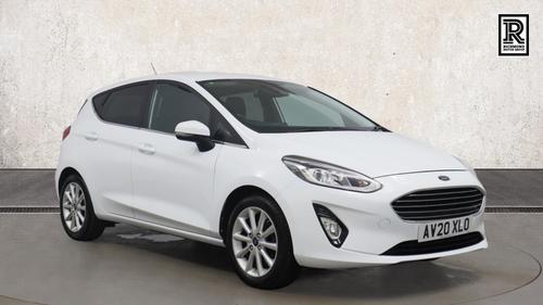 Used 2020 Ford FIESTA 1.0T EcoBoost Titanium Hatchback 5dr Petrol Manual Euro 6 (s/s) (95 ps) White at Richmond Motor Group