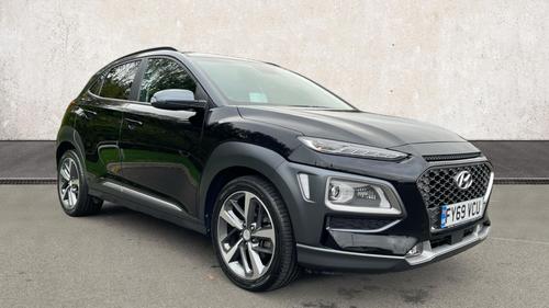Used 2019 Hyundai KONA 1.6 T-GDi Premium GT SUV 5dr Petrol DCT 4WD Euro 6 (s/s) (177 ps) Black at Richmond Motor Group