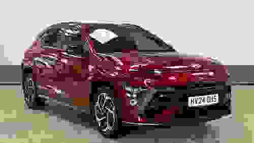 Used 2024 Hyundai KONA 1.0 T-GDi N Line SUV 5dr Petrol Manual Euro 6 (s/s) (120 ps) Red at Richmond Motor Group