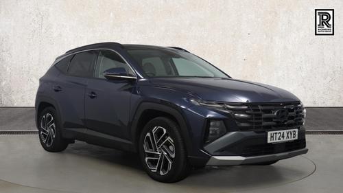 Used 2024 Hyundai TUCSON 1.6 T-GDi 13.8kWh Ultimate SUV 5dr Petrol Plug-in Hybrid Auto 4WD Euro 6 (s/s) (253 ps) Blue at Richmond Motor Group