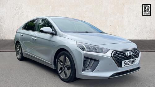 Used 2021 Hyundai IONIQ 1.6 h-GDi Premium SE Hatchback 5dr Petrol Hybrid DCT Euro 6 (s/s) (141 ps) Silver at Richmond Motor Group