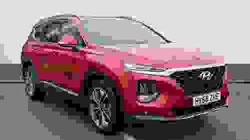 Used 2018 Hyundai Santa Fe 2.2 CRDi Premium SE SUV 5dr Diesel Auto 4WD Euro 6 (s/s) 7 Seat (200 ps) Orange at Richmond Motor Group