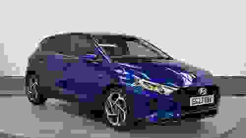 Used 2023 Hyundai i20 1.0 T-GDi MHEV Premium Hatchback 5dr Petrol Hybrid Manual Euro 6 (s/s) (100 ps) Blue at Richmond Motor Group