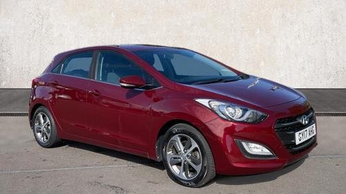 Used 2017 Hyundai i30 1.6 CRDi Blue Drive SE Nav Hatchback 5dr Diesel DCT Euro 6 (s/s) (110 ps) Red at Richmond Motor Group