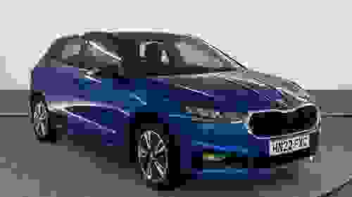 Used 2022 Skoda Fabia 1.0 TSI SE L Hatchback 5dr Petrol Manual Euro 6 (s/s) (95 ps) Blue at Richmond Motor Group